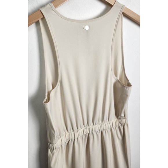 CALIA Women's Sz. XS Racerback Drawstring Midi Dress In Birch NWT - Picture 9 of 9